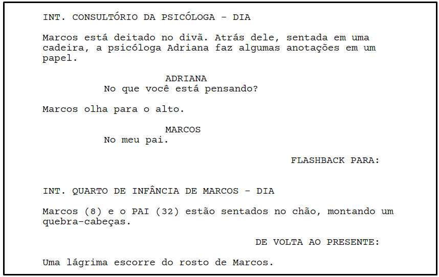 Como Escrever Uma Cena De Flashback Como Escrever Um Roteiro